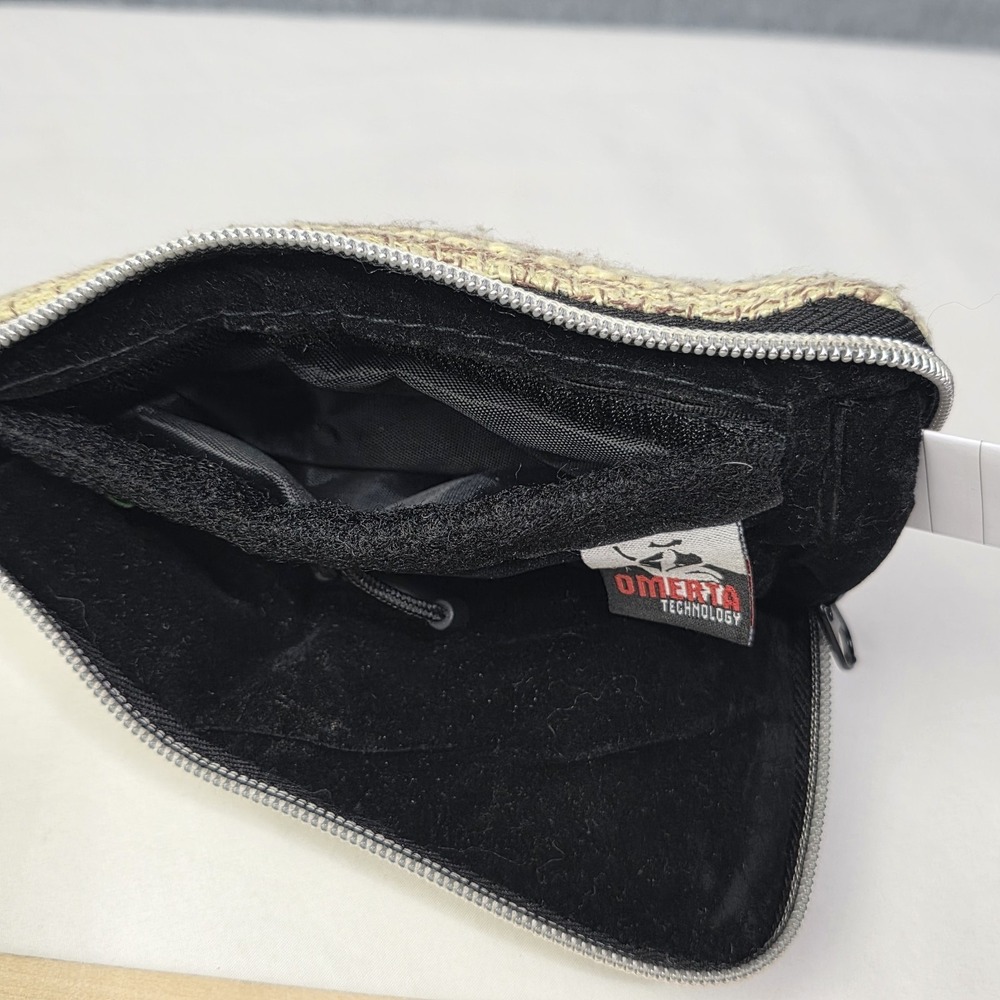 Dime Bags Hemp Zip Pouch "Come Back With a Warrant" Stash Bag Natural - Picture 10 of 13